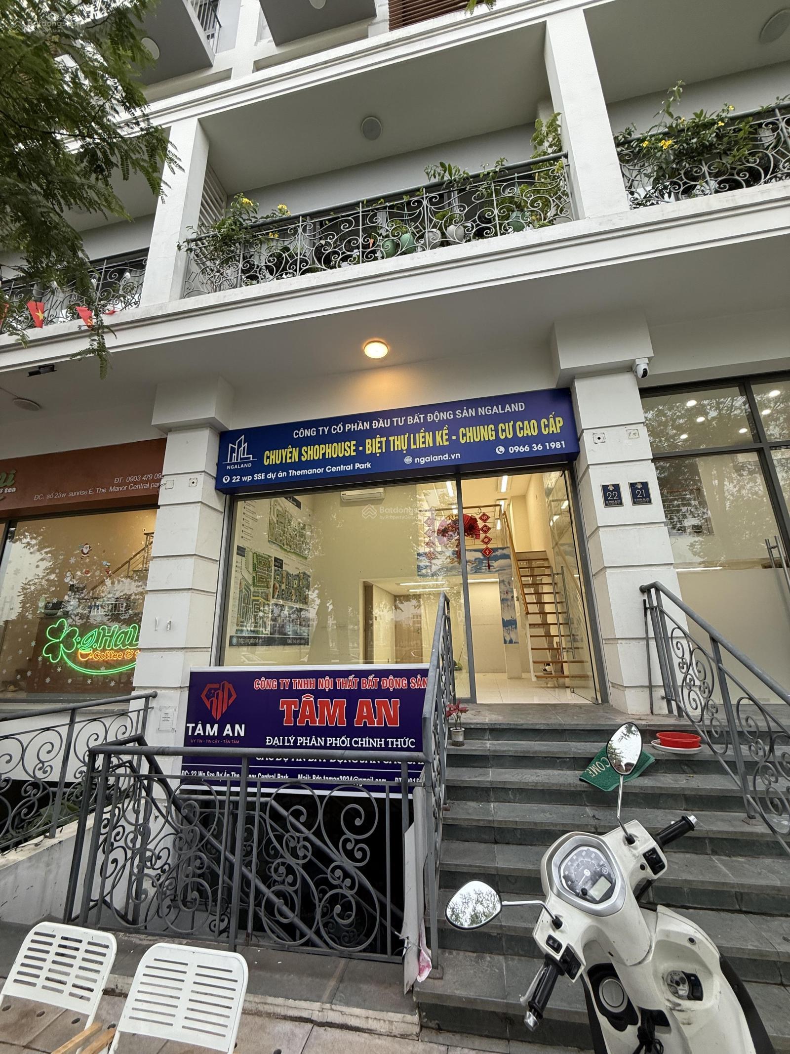 Shophouse cho thuê tại The Manor Central Park 75m² giá 15 triệu - Hỗ trợ 4 tháng tiền nhà!