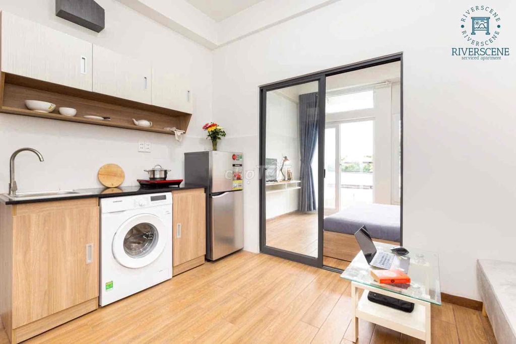 Căn hộ 1PN Phú Nhuận 40m² giá 7.7 triệu - Ban công rộng, full nội thất cao cấp!