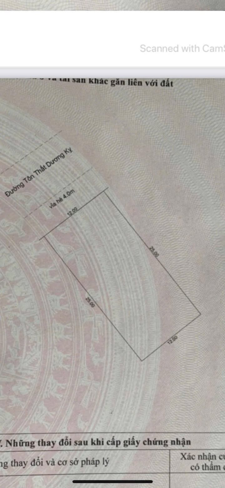 Đất biệt thự mặt tiền Tôn Thất Dương Kỵ 300m² giá 22 tỷ - View sông tuyệt đẹp!