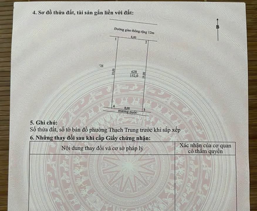 Đất nền Trần Phú, Hà Tĩnh 152m² giá 3.7 tỷ - Vị trí đắc địa gần bệnh viện!