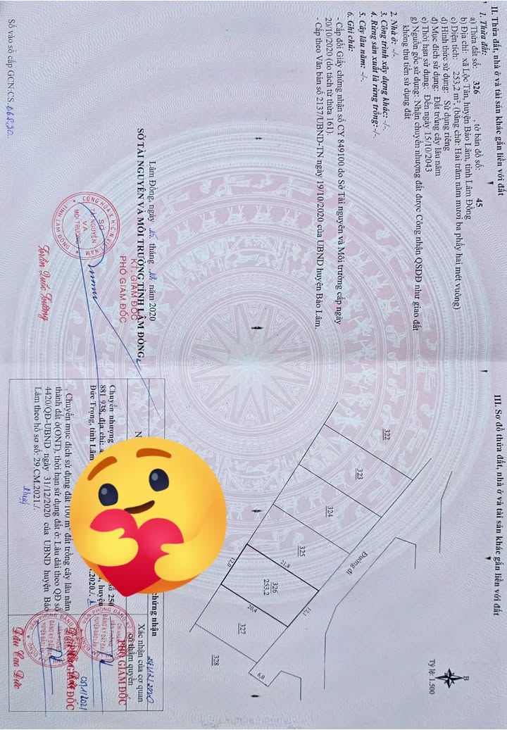 Đất nền Ecolake Lộc Tân 253m² giá 1.85 tỷ - Không gian xanh lý tưởng nghỉ dưỡng!