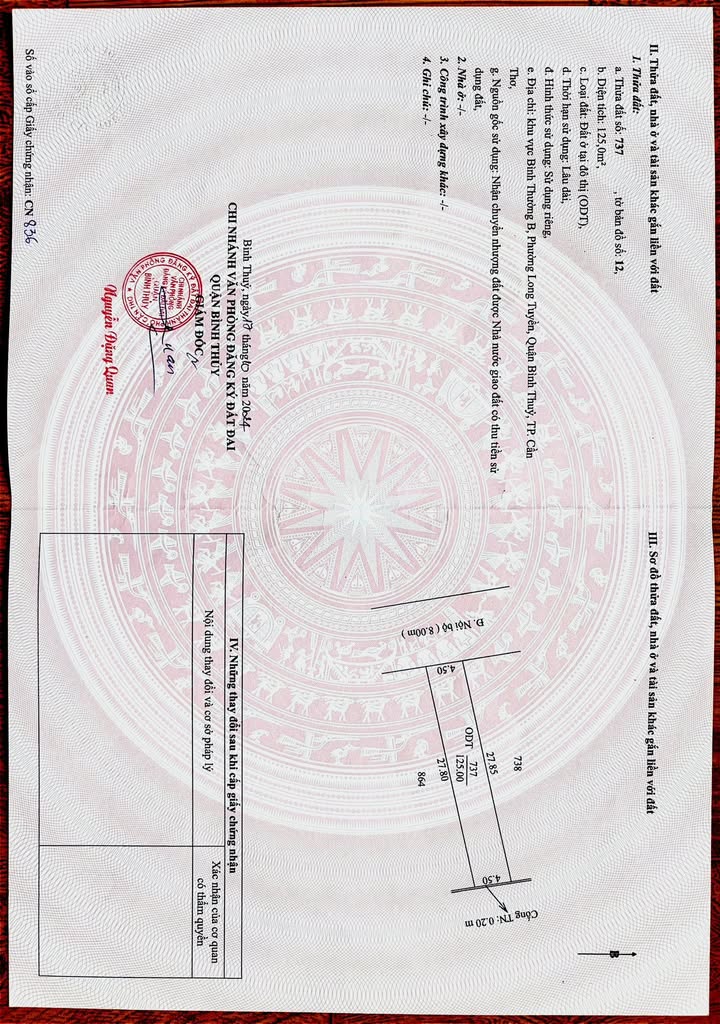 Đất nền KDC Dầu Khí Cần Thơ 125m² giá 3.2 tỷ - Chính chủ bán ngay!