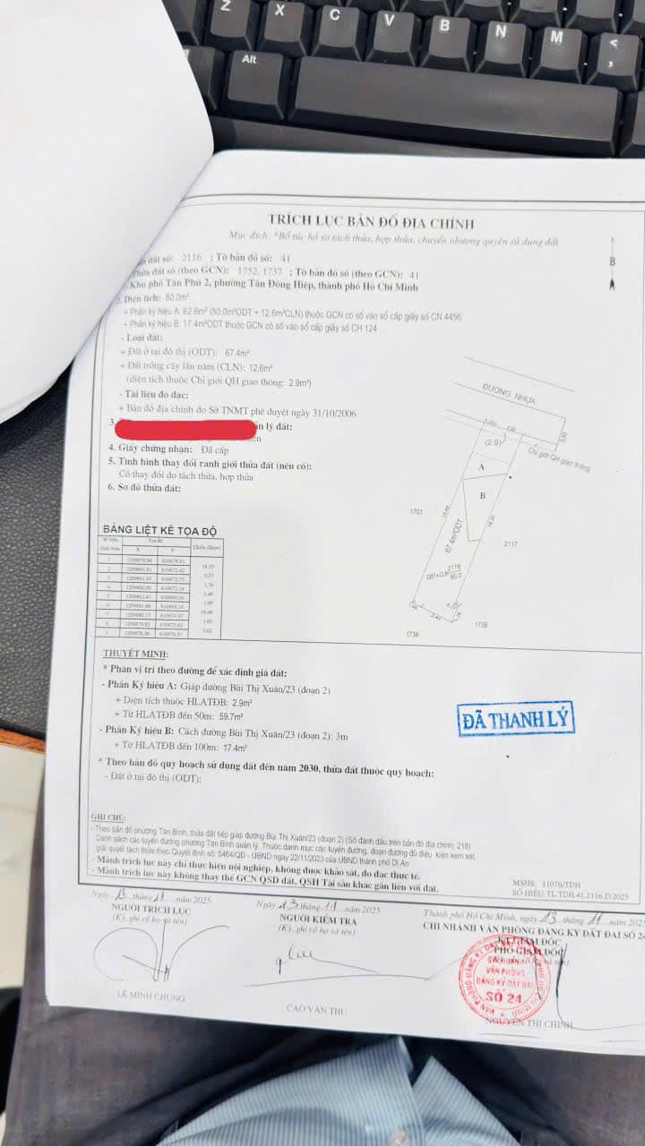 Đất nền Tân Đông Hiệp 80m² giá 3 tỷ - Đầu tư sinh lời ngay!