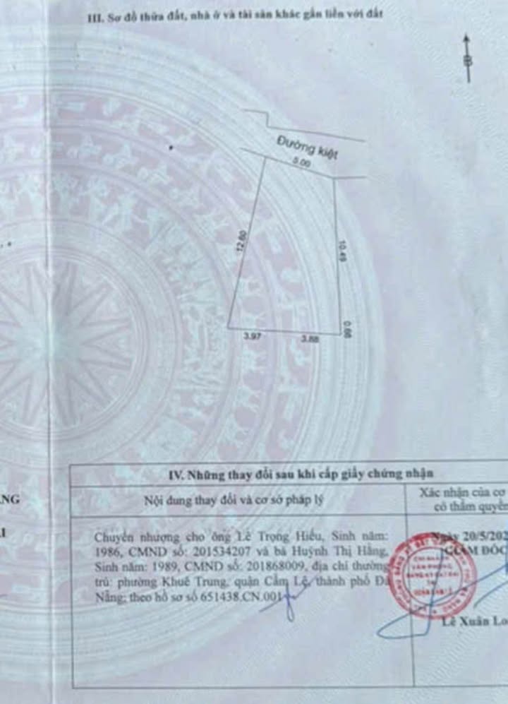 Đất nền Hòa Thọ Đông, Cẩm Lệ, Đà Nẵng 75m² giá 2 tỷ - Đầu tư sinh lời lý tưởng!