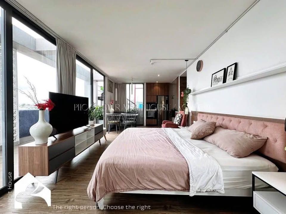 Căn hộ cao cấp quận Thủ Đức - 1 phòng ngủ, đầy đủ nội thất, chỉ 5 phút đến quận 1!