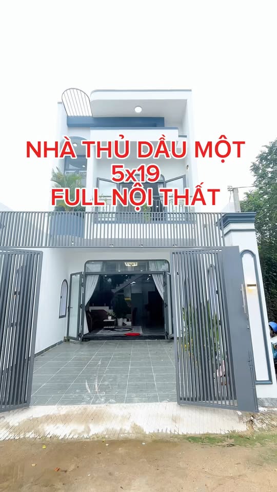 Nhà phố Thủ Dầu Một 95m² giá 3.99 tỷ - Full nội thất, gần AEON MALL!