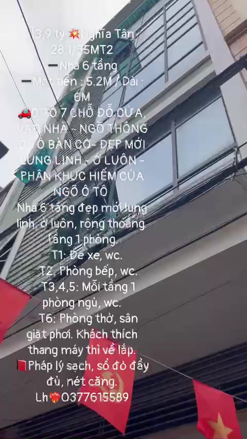 Nhà mặt phố Nghĩa Tân Cầu Giấy 28m² giá 13.9 tỷ - Sẵn sàng vào ở ngay!