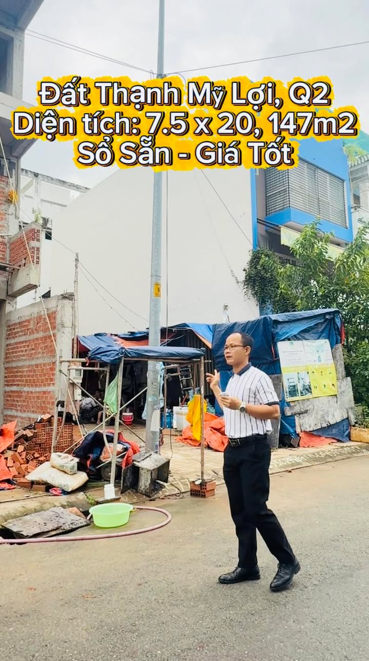 Đất thổ cư Thạnh Mỹ Lợi 147m² giá thỏa thuận - Sổ hồng chính chủ sẵn sàng!