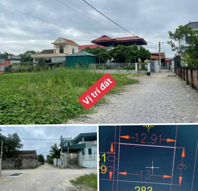 Lô đất Tứ Giáp, Duy Hải 117m² giá 2 tỷ - Mặt tiền 9m hướng Đông