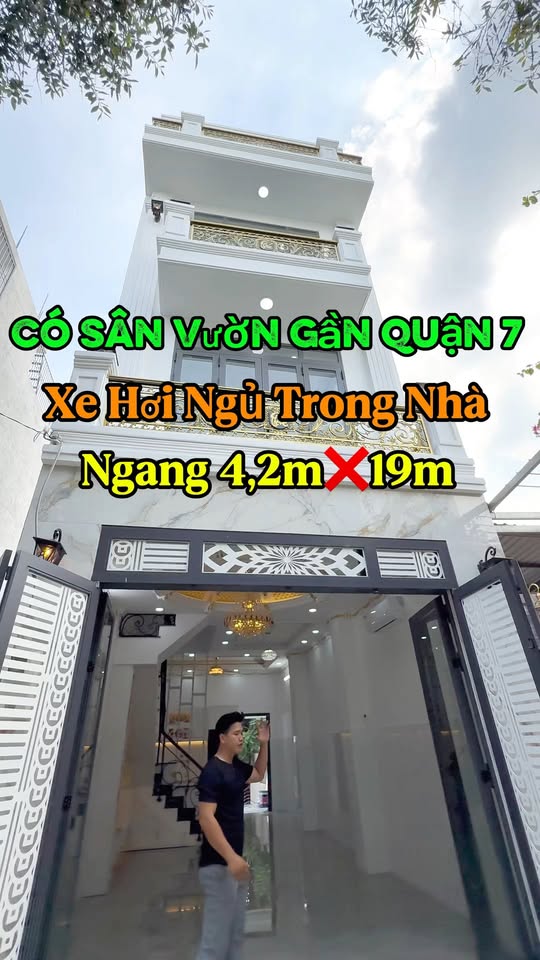 Nhà phố Huỳnh Tấn Phát Nhà Bè 79.8m² giá 6.15 tỷ - Sân vườn, ô tô vào tận nơi!