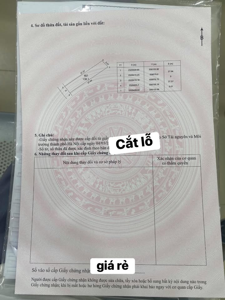 Đất nền Bình Yên Thạch Thất 138m² giá 2.76 tỷ - Cơ hội đầu tư sinh lời tốt!