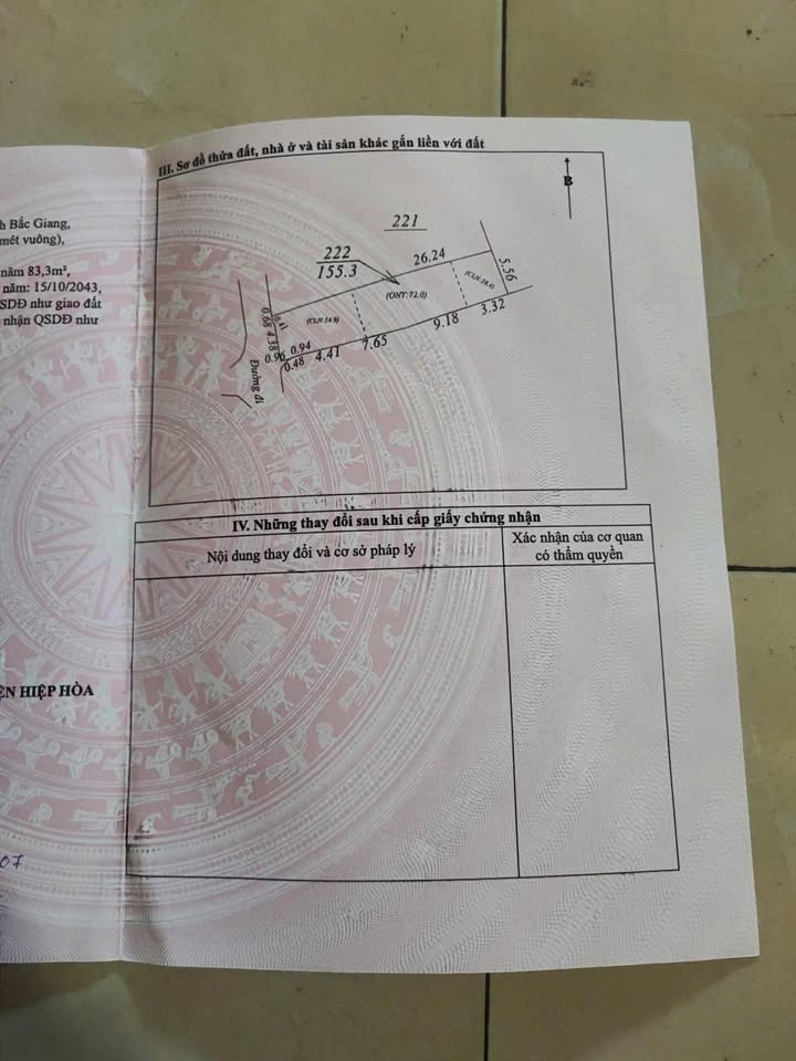 Đất nền Hợp Thịnh Bắc Ninh 155m² giá chỉ 700 triệu - Sổ hồng chính chủ!