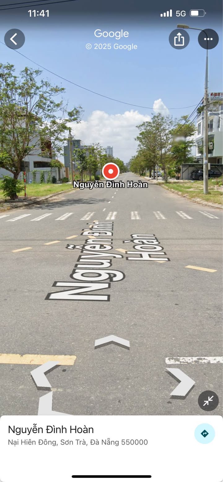 Đất biệt thự mặt tiền Nguyễn Đình Hoàn, Sơn Trà 225m² giá 16.9 tỷ - Vị trí siêu đẹp!