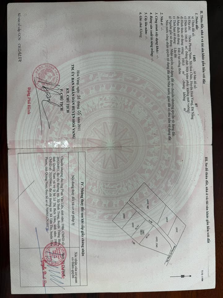 Đất nền Hòa Xuân, Đà Nẵng 100m² giá chỉ 1.6 tỷ - Chính chủ bán gấp!