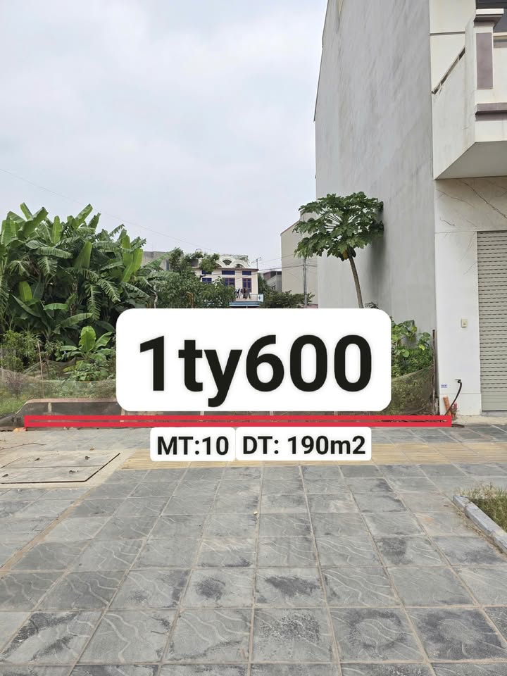 Đất nền mặt biển Quất Lâm 190m² - Giá tốt hơn thị trường 200 triệu!