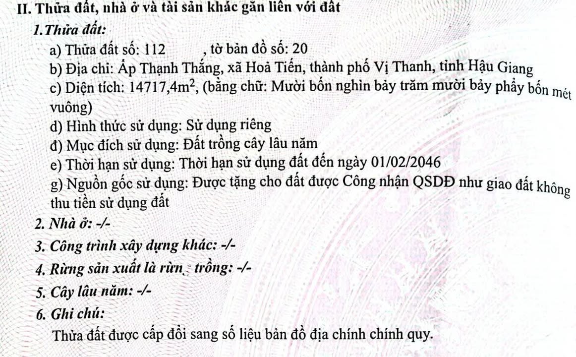 Đất vườn 17 công tại Ấp Thạnh Thắng, Hỏa Lựu, 3.23 tỷ - Cơ hội đầu tư sinh lời