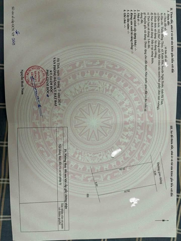 Đất nền đẹp Xuân Hải 160m² giá 1.5 tỷ - Cơ hội đầu tư hấp dẫn!