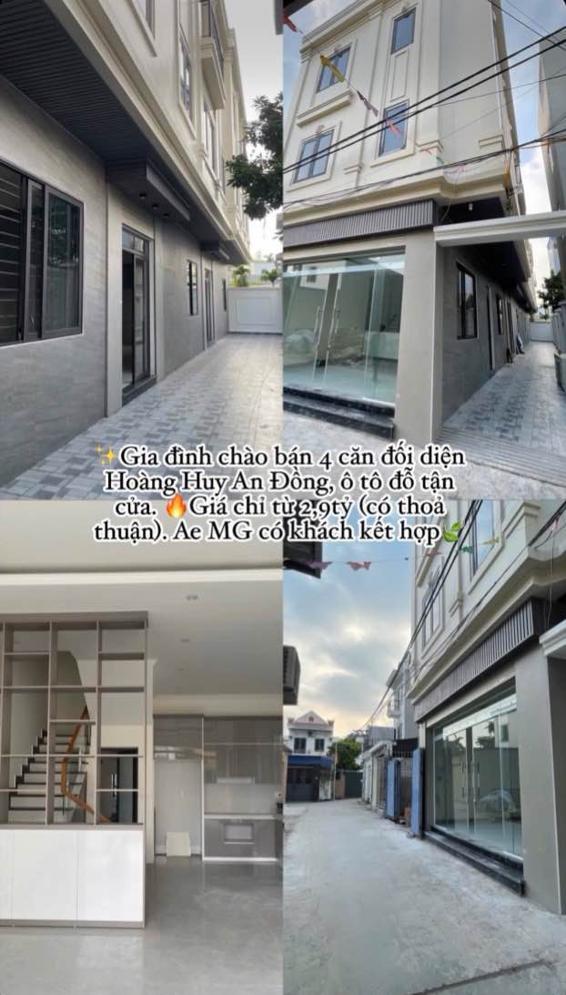 Townhouse An Đồng Hải Phòng 50m² giá 2.9 tỷ - Nhà đẹp, thiết kế hiện đại!