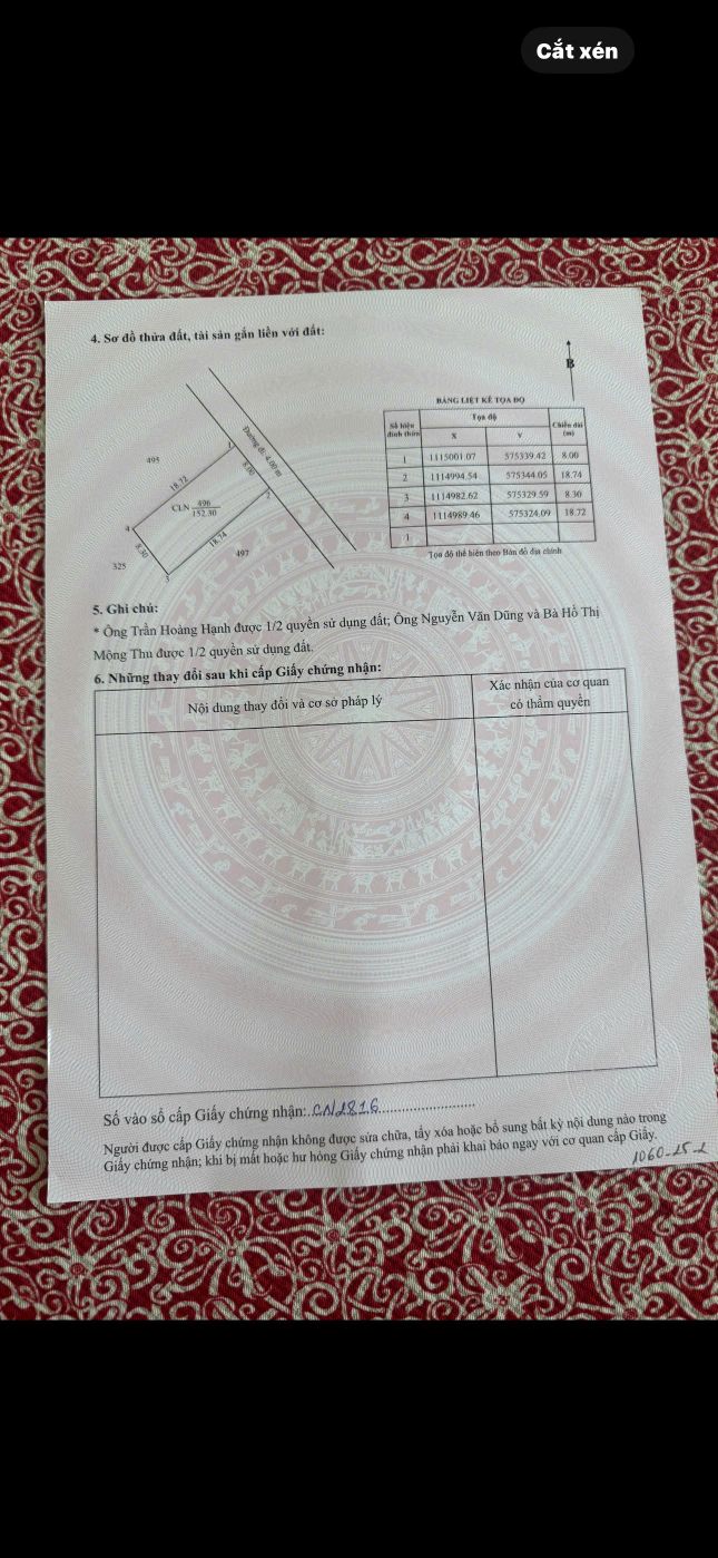 Đất nền Thới An Đông 152m² giá 930 triệu - Đường chùa Giác Nguyên thuận lợi!