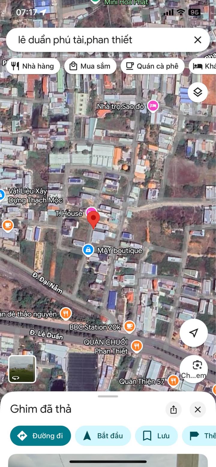 Đất thổ cư 105m² đường Lê Duẩn, Phan Thiết - Giá chỉ 1.59 tỷ!