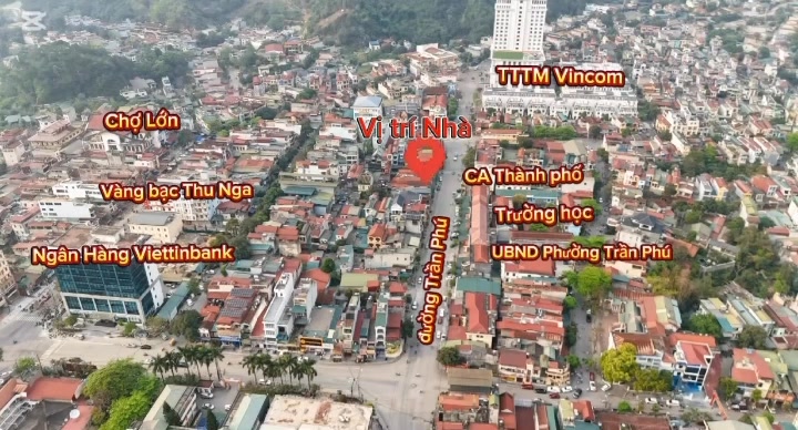 Nhà phố 3 tầng Trần Phú, Hà Giang 105m² - Vị trí vàng, kinh doanh thuận lợi!