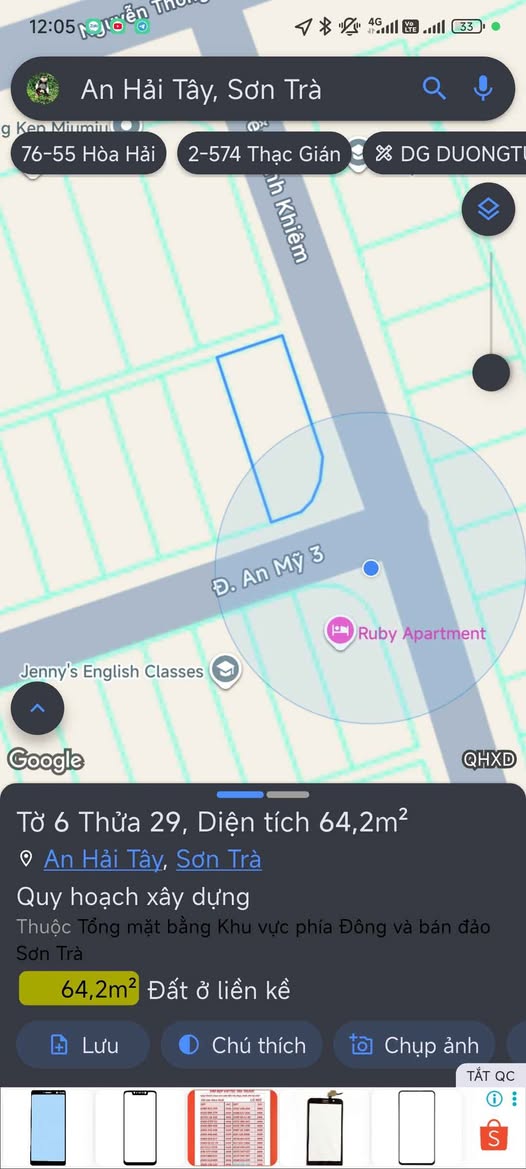 Nhà 2 mặt tiền đường Nguyễn Văn Linh, Đà Nẵng 64m² giá 7.1 tỷ - Đầu tư sinh lời ngay!