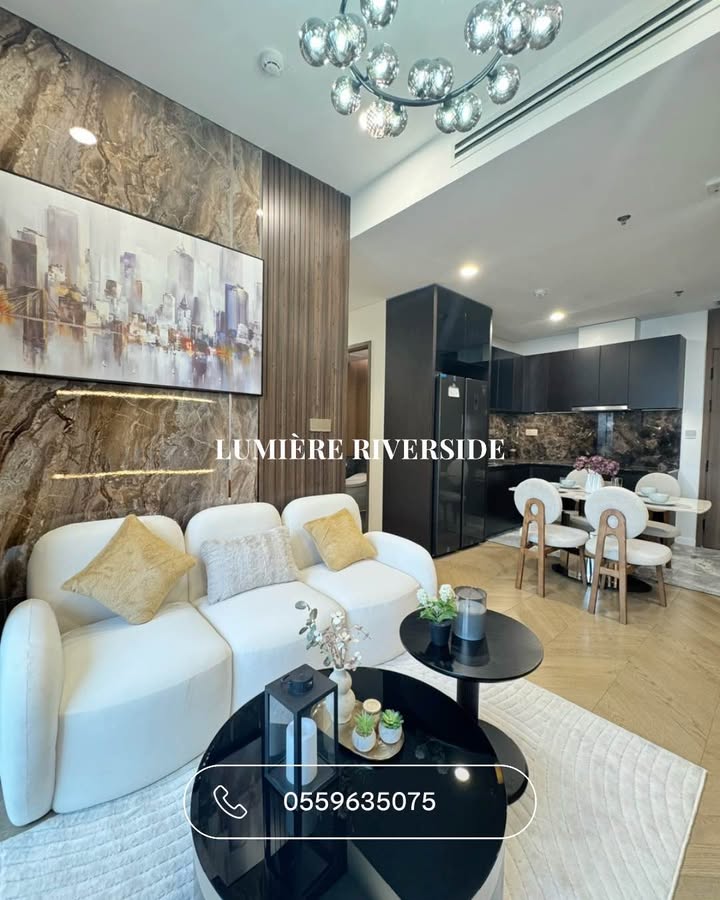 Căn hộ 2 phòng ngủ Lumiere Riverside quận 2 giá 35 triệu - Sẵn sàng vào ở ngay!