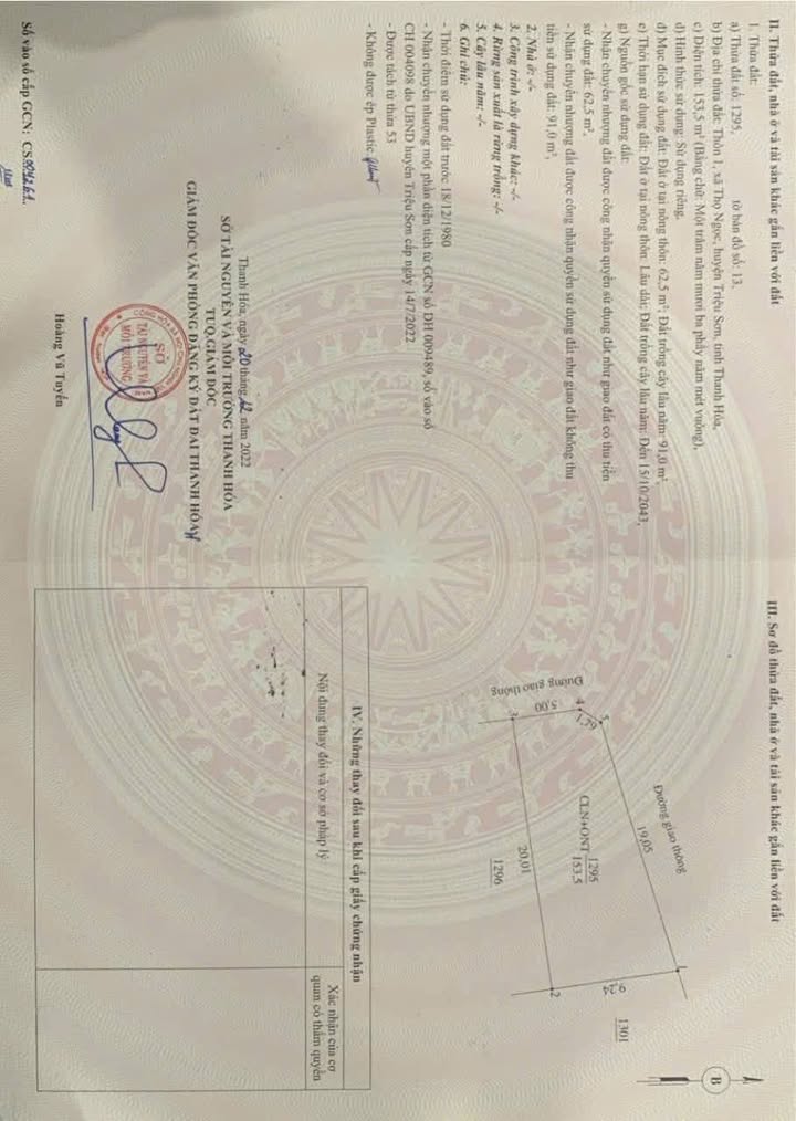 Đất nền Thọ Ngọc, Triệu Sơn 120m² giá 300 triệu - Cơ hội đầu tư hiếm có!