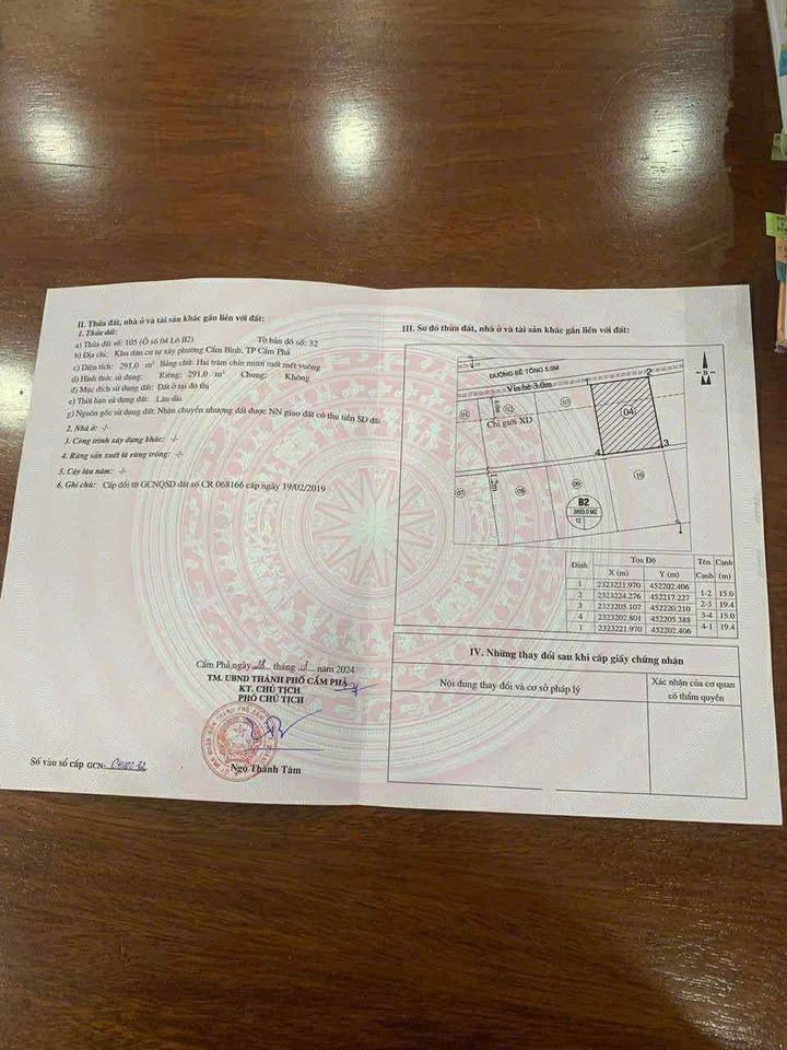 Đất nền khu đô thị Cẩm Bình 291m² giá chỉ 4.656 tỷ - Đầu tư sinh lời ngay!