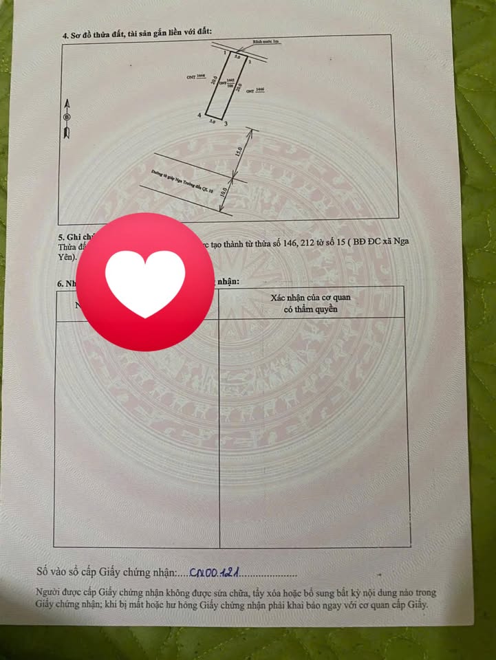 Đất nền xã Nga Sơn, Thanh Hóa 100m² giá 1.5 tỷ - Đầu tư sinh lời ngay!