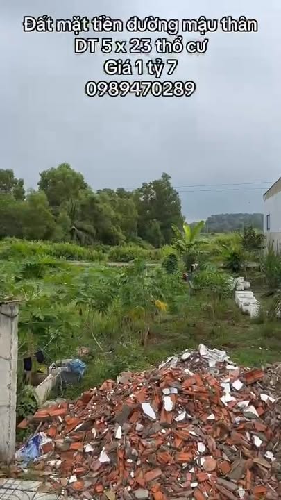 Đất nền mặt tiền Mậu Thân, Trà Vinh 115m² giá 1.7 tỷ - Đầu tư sinh lợi ngay!