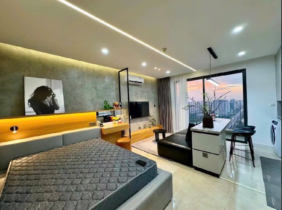 Căn hộ Studio D'capital Trần Duy Hưng 40m² giá 14.5 triệu - Full nội thất sang trọng!