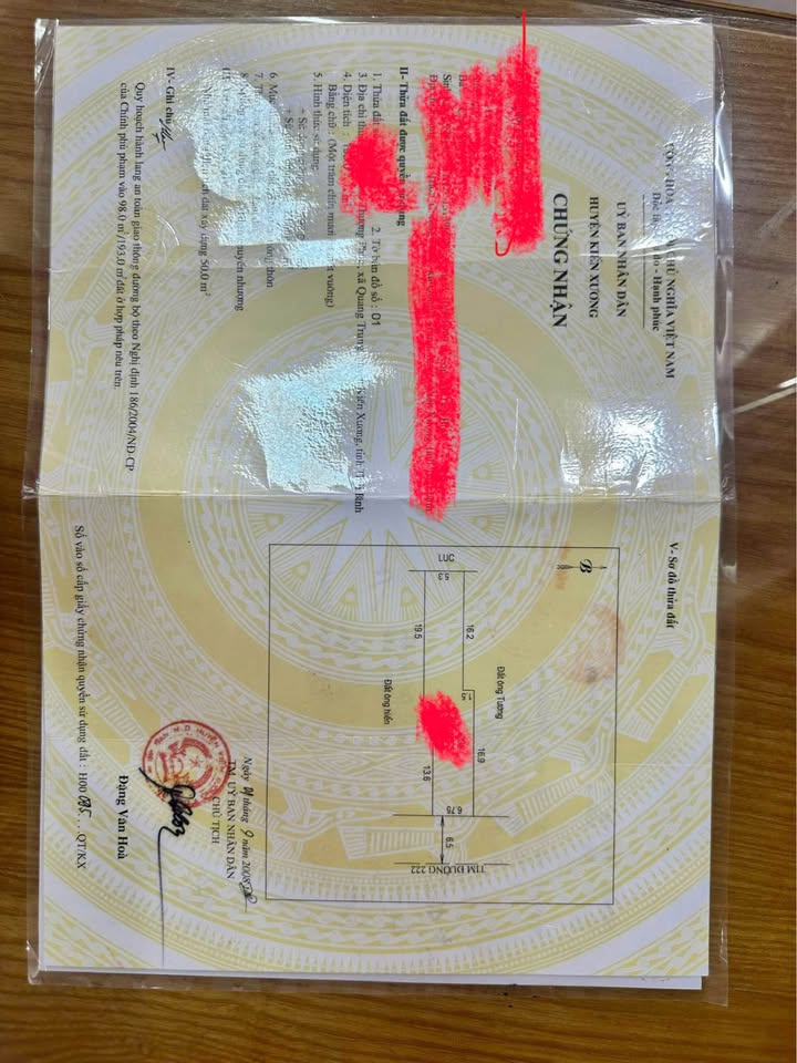 Lô đất mặt đường Trục xã Quang Trung, Kiến Xương 193m² giá 5.1 tỷ - Cơ hội đầu tư sinh lời!