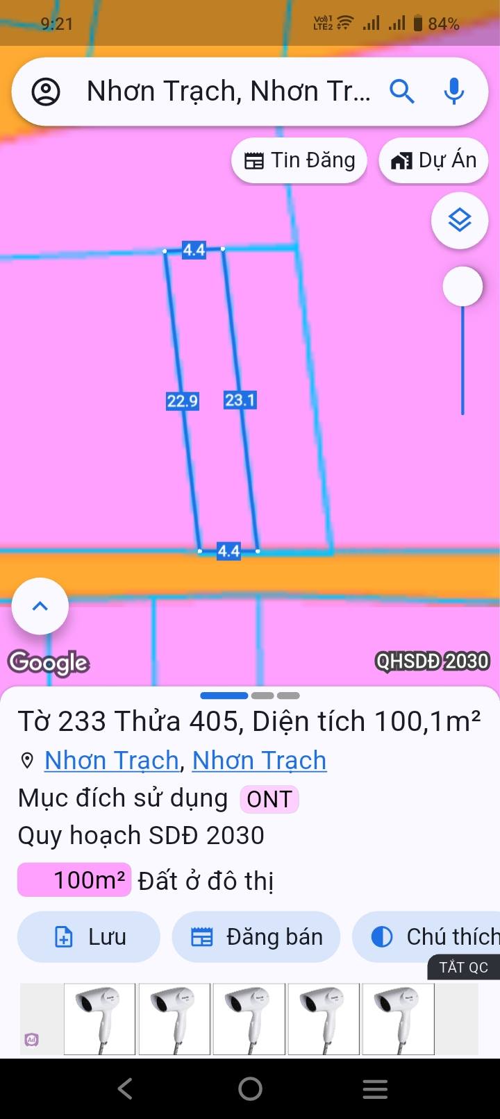Đất nền 100m² tại Ấp 3 Hiệp Phước, Nhơn Trạch - Giá 2.05 tỷ, Khách hàng bớt lộc thoải mái!
