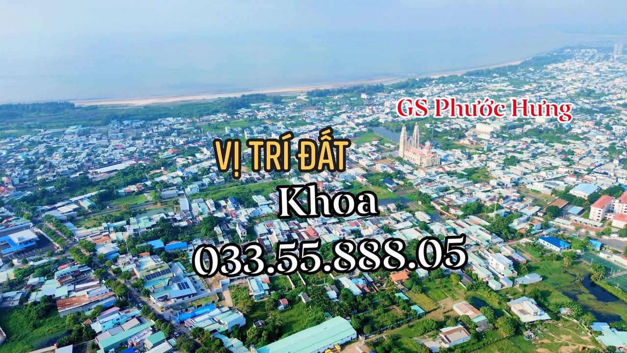Đất ở Phước Hưng, Long Điền 112m² giá 1.7 tỷ - Gần biển, đường thông thoáng!