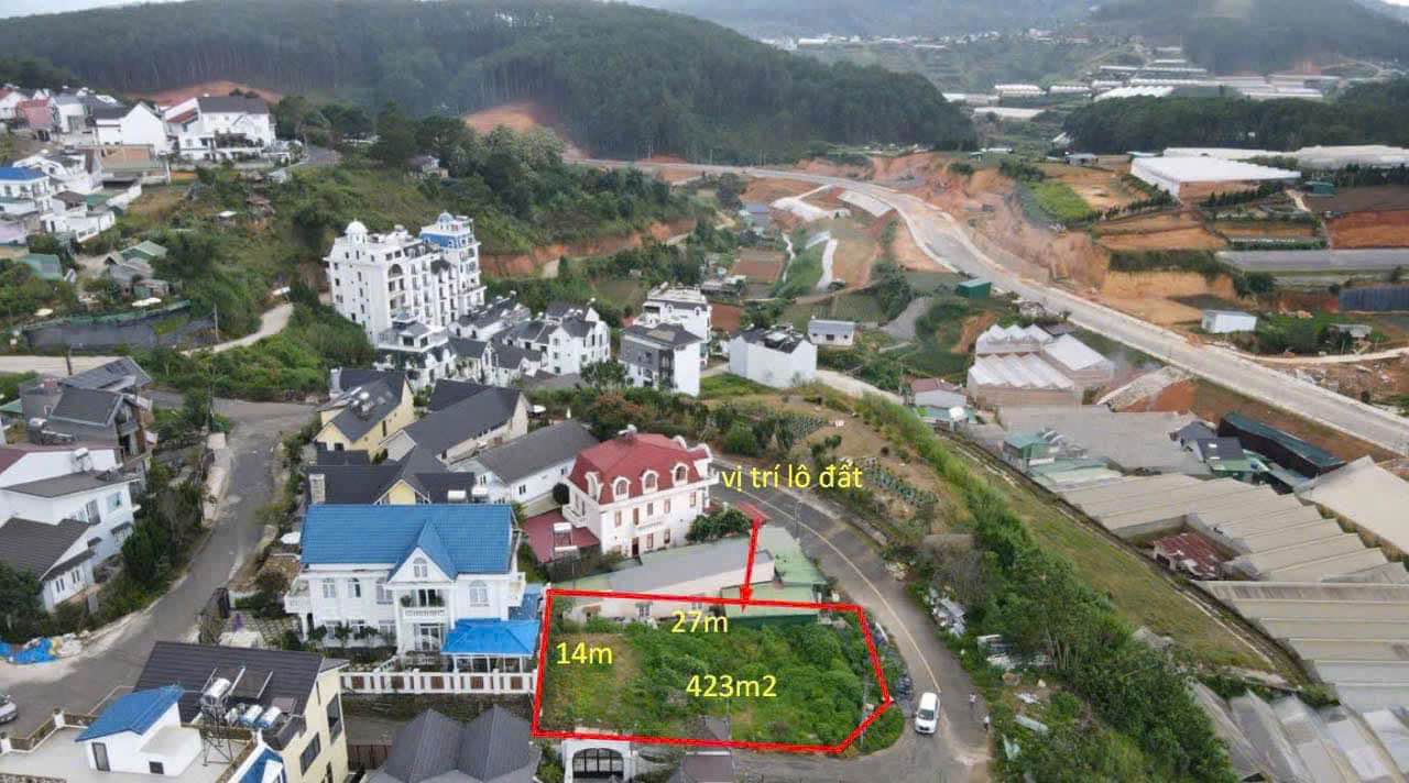 Đất nền biệt thự An Sơn Đà Lạt 423m² giá chỉ 9.5 tỷ - Đầu tư sinh lời hấp dẫn!