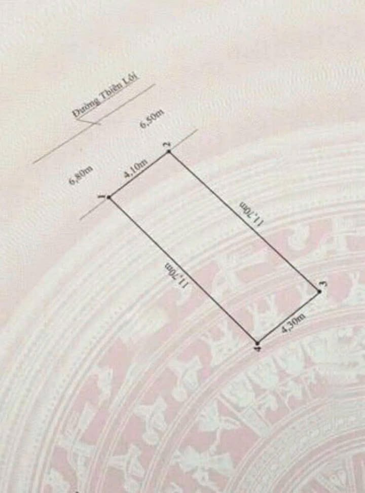 Nhà mặt đường Thiên Lôi, Lê Chân, 48m² giá 6.6 tỷ - Đoạn đẹp kinh doanh tốt!