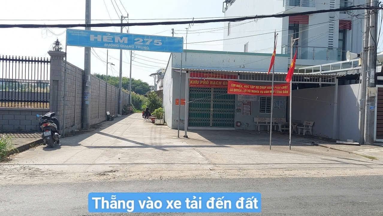 Bán đất mặt tiền kênh Hẻm 275 Quang Trung, Gò Vấp 66m² - Giá chỉ 590 triệu!