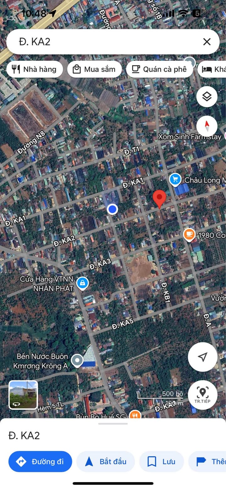 Đất thổ cư mặt tiền đường KA2 Tân An 222m² giá 2 tỷ - Vị trí đắc địa, giao thông thuận lợi!