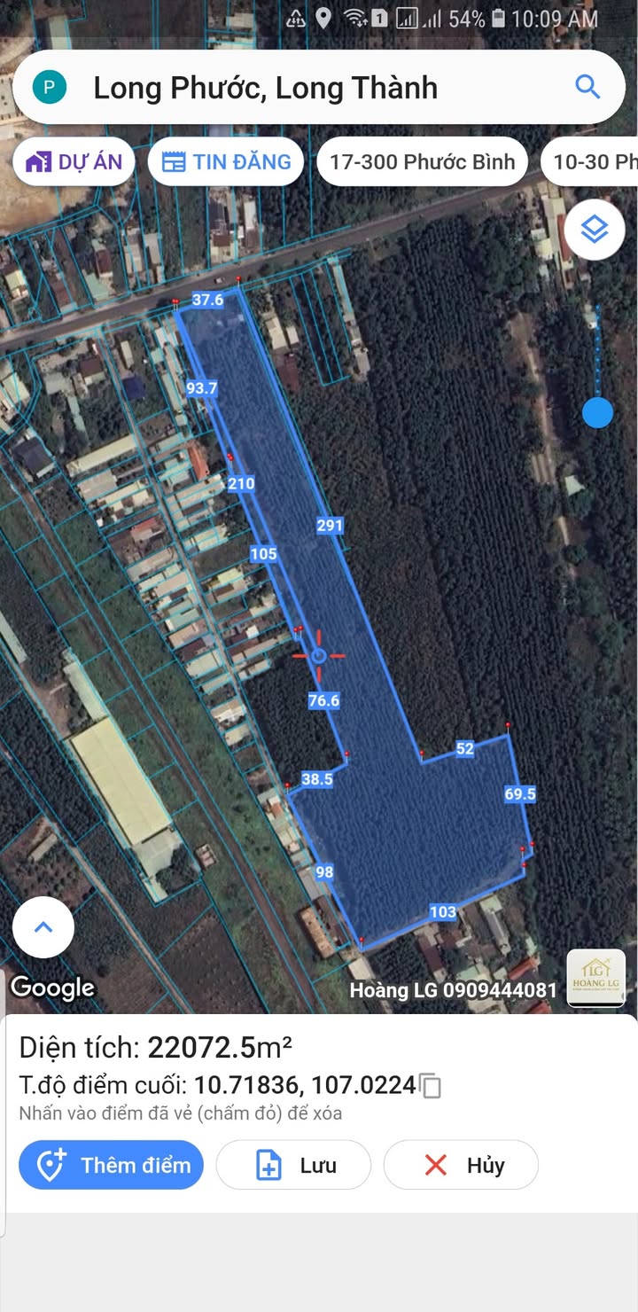 Đất Bàu Cạn Long Thành 22.072m² giá 120 tỷ - Phù hợp làm nhà hàng, kho xưởng