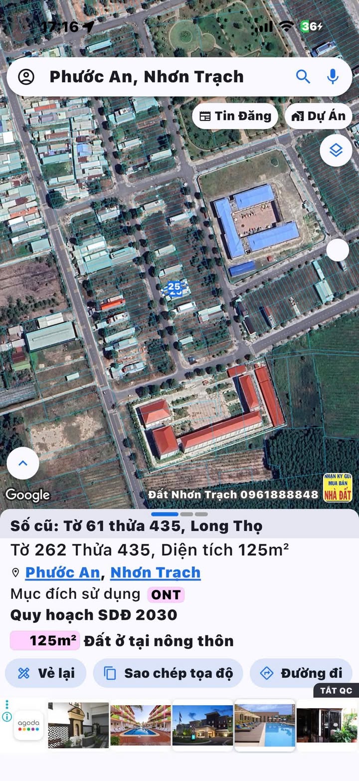 Đất nền tái định cư Long Thọ, Nhơn Trạch 125m² giá 2.7 tỷ - Cơ hội đầu tư hấp dẫn!