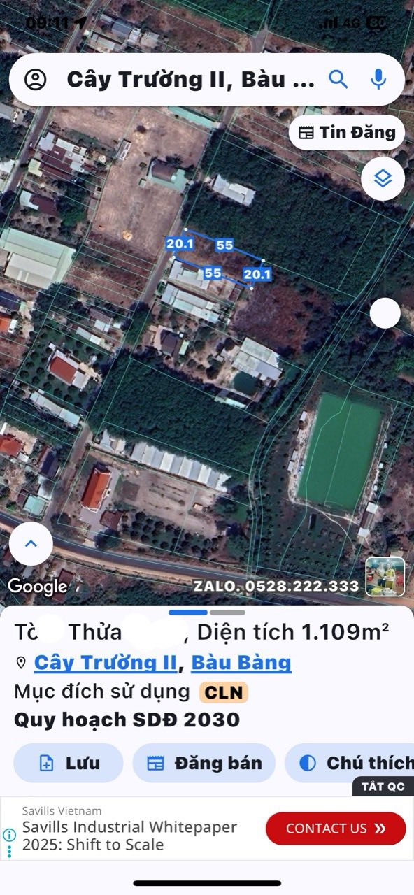 Đất nền Cây Trường 1100m² giá 3 tỷ - Sổ hồng chính chủ, vị trí đắc địa!