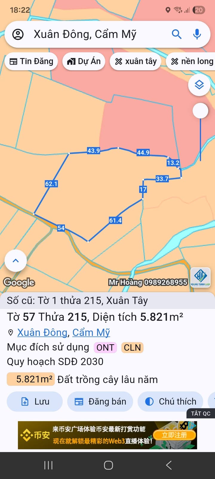 Đất thổ cư Xuân Tây, Cẩm Mỹ 300m² giá 3,1 tỷ - Cơ hội đầu tư tuyệt vời!