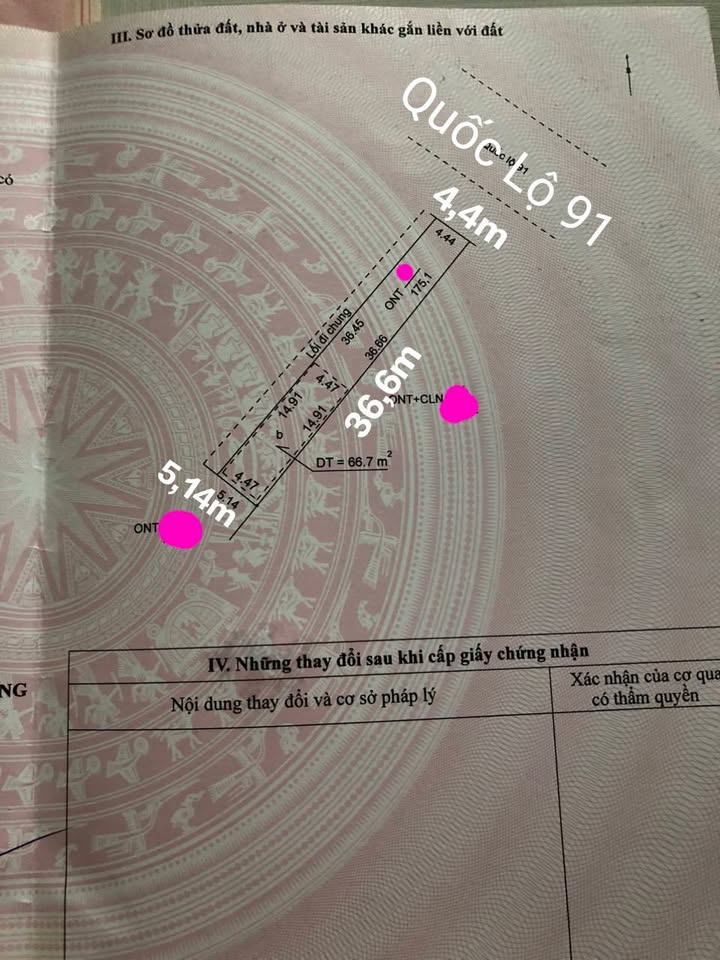 Đất nền góc xã An Hòa 161m² giá 1.39 tỷ - Tặng nhà cấp 4 hoàn công!