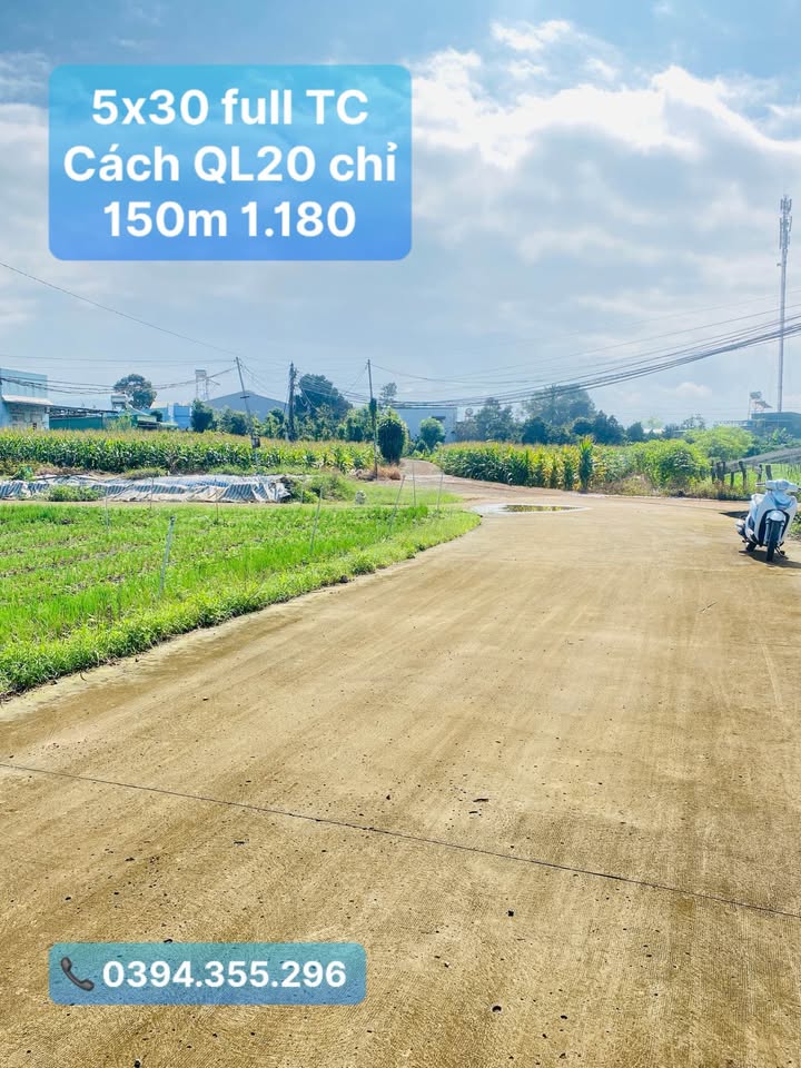 Đất nền khu phố 32, Liên Nghĩa, Đức Trọng 150m² chỉ 1.18 tỷ - Vị trí đẹp, giá sốc!