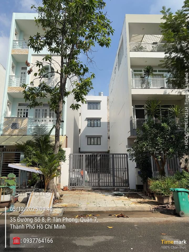 Đất mặt tiền 98 đường số 8, phường Tân Hưng, quận 7 - Sổ hồng riêng, giá 16.5 tỷ!