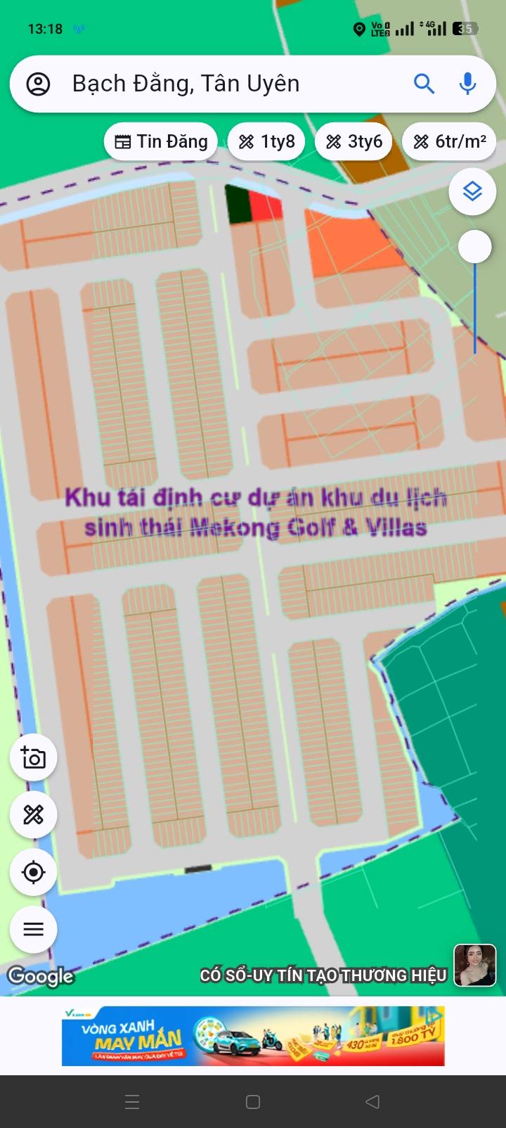 Đất nền TĐC Bạch Đằng 200m² giá 1,8 tỷ - Cơ hội đầu tư hiếm có!