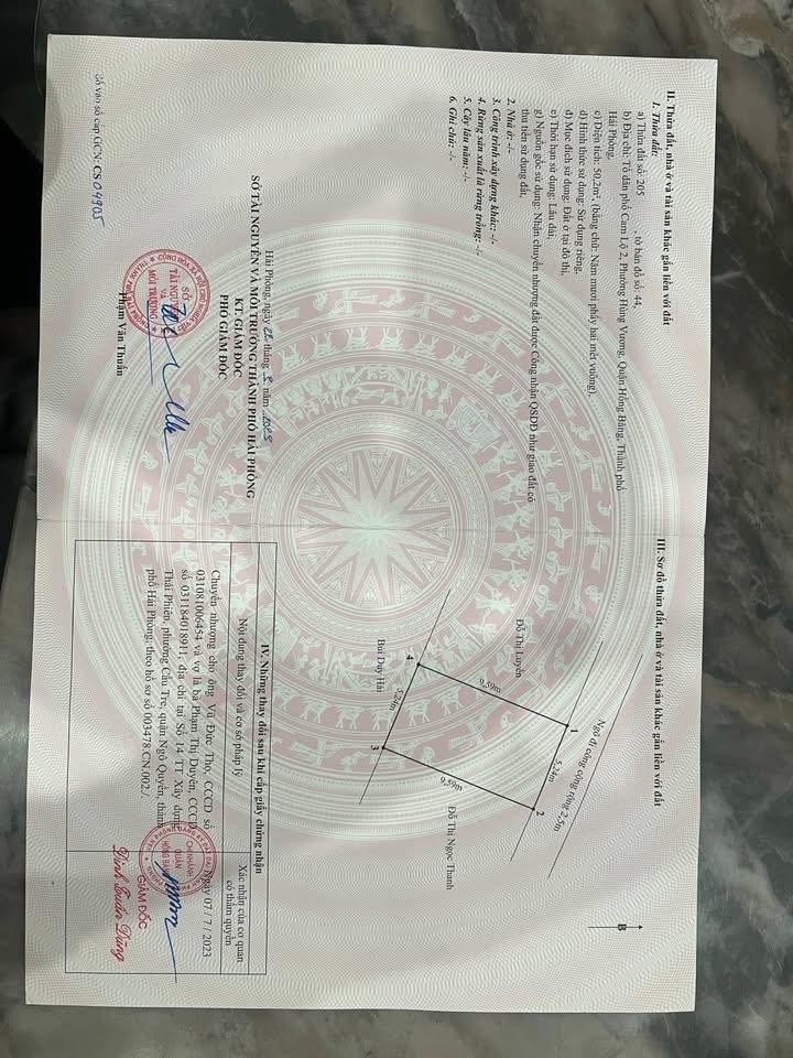 Đất lô góc ngõ 40 Trương Văn Lực, Hồng Bàng, Hải Phòng 50m² giá 1,79 tỷ - Đầu tư sinh lời ngay!