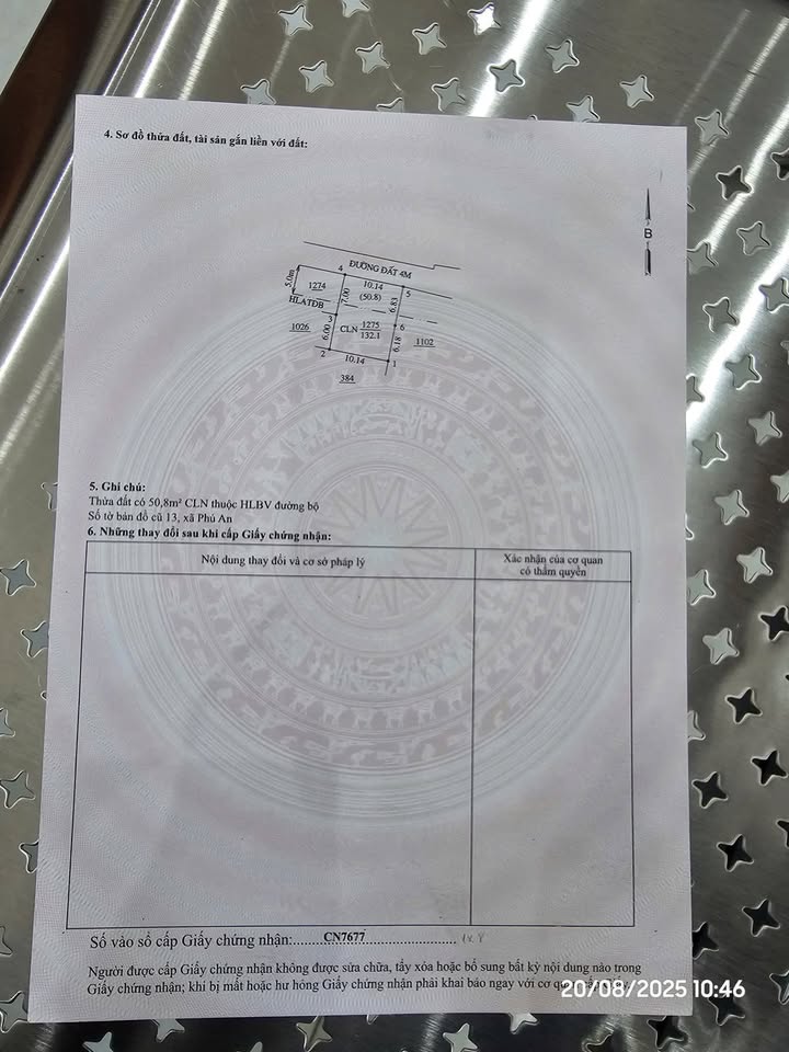 Đất nền Phú An, Bến Cát 132m² giá chỉ 990 triệu - Đầu tư sinh lời ngay!