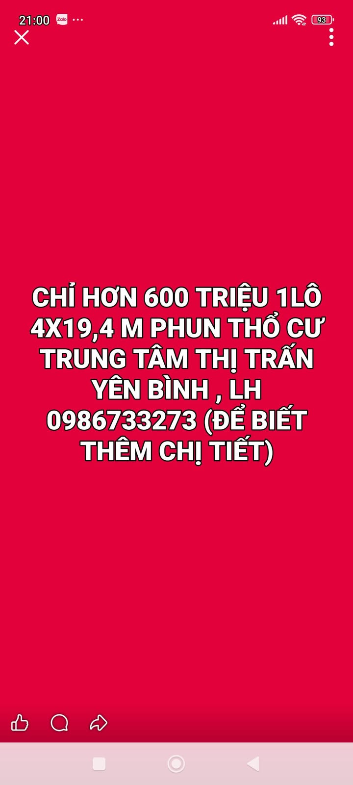 Đất nền Yên Bình 77m² giá chỉ 600 triệu - Sổ đỏ chính chủ!